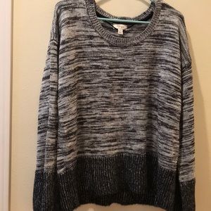 STYLE CO BLACK COMBO SWEATER